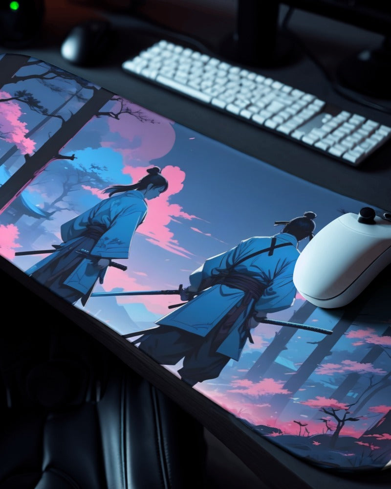 Anime Edition Two Swordsman Gaming Deskmat